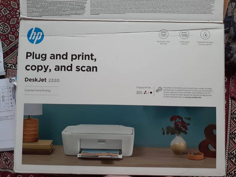 HP Deskjet 2320 All in One colour Printer purchased 1 week before 0