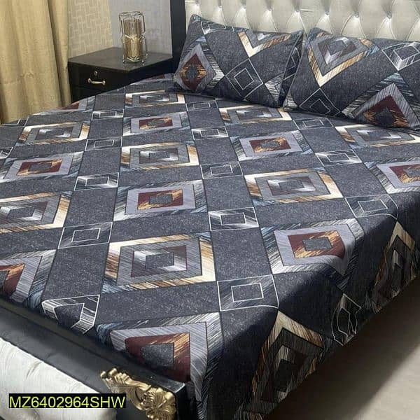 crystal cotton double bed sheet 0