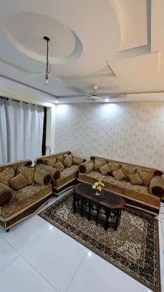 6 seat Solid used Sofa set and dining table