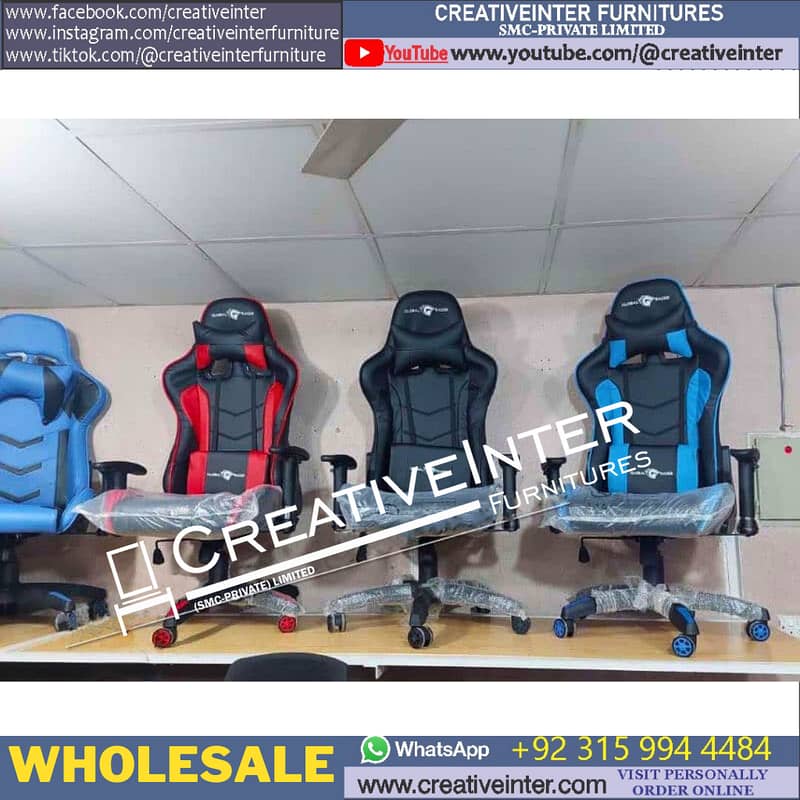 Office Chair Gaming Study Computer Ergonomic Table L Shape Desk 3