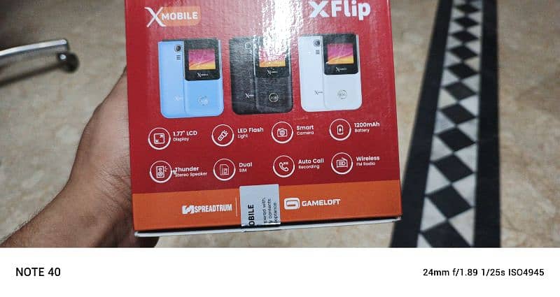 x mobile x flip blue color 4