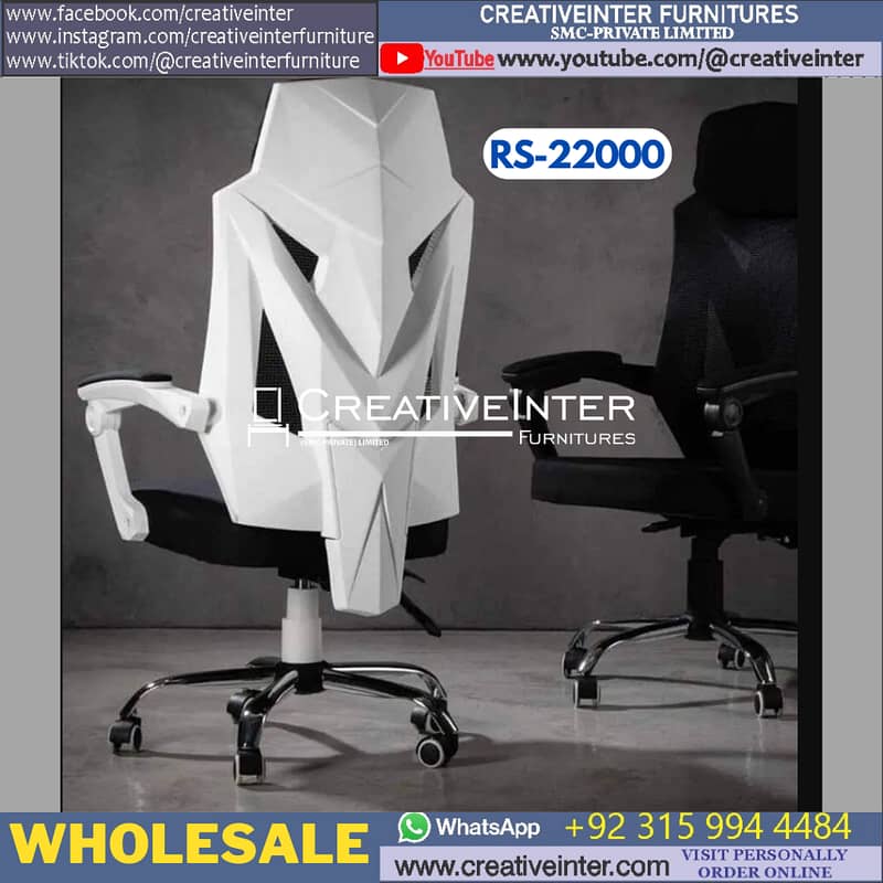 Office Chair Gaming Study Computer Ergonomic Table L Shape Desk 6