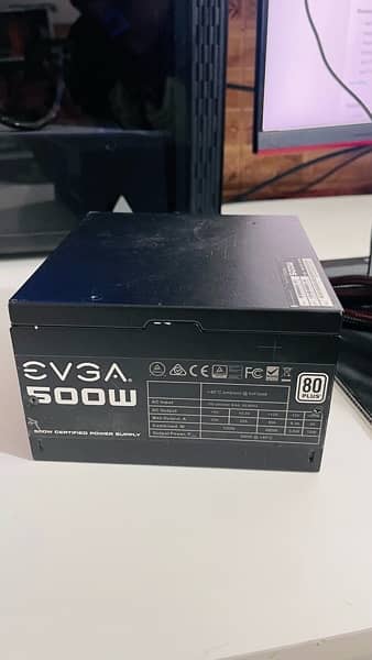 EVGA Power Supply 500w (watts) Slightly Used 0