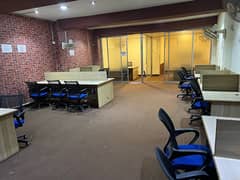 Fully Furnished Office on Rent/seperate//dedicated furnish/independant