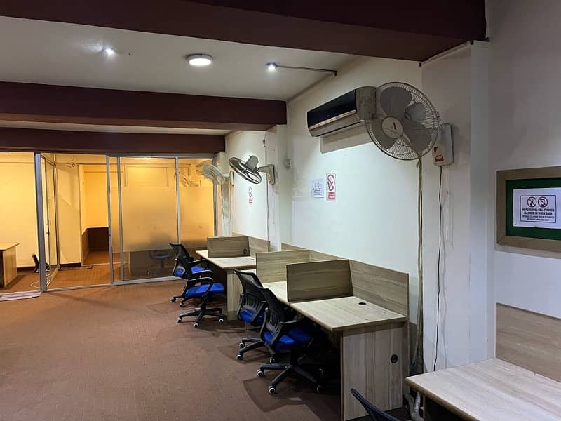 Fully Furnished Office on Rent/seperate//dedicated furnish/independant 3