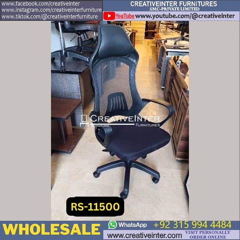 Executive Chair Office Revolving Chair Study Computer Table 19