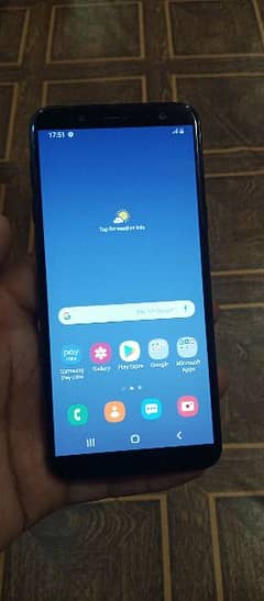 Samsung j6 Chalo mbl d full ok with box