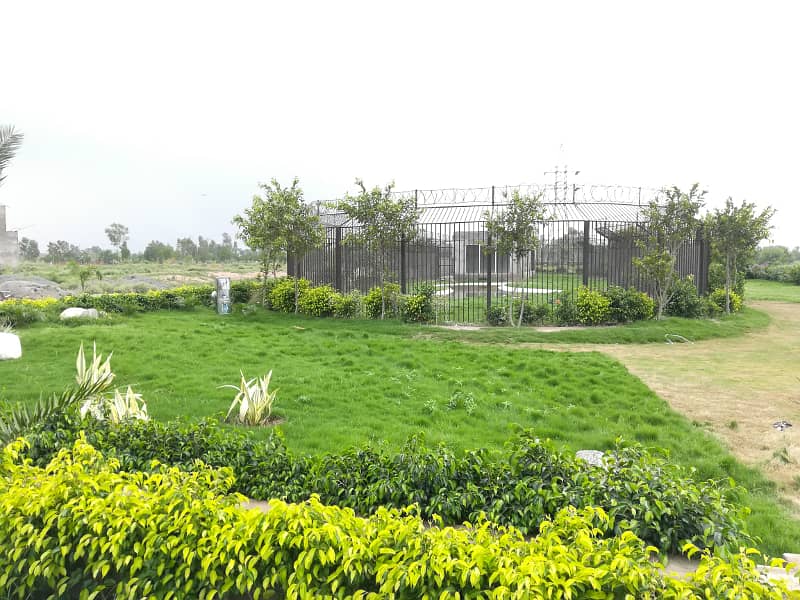 6 Marla Corner Plot For Sale In Sher Zaman Block, SA Gardens Phase 2 Lahore 1