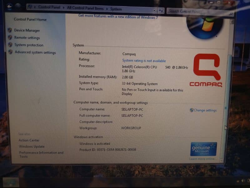 all condition ok labtop 0