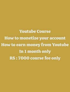 Youtube Course 0
