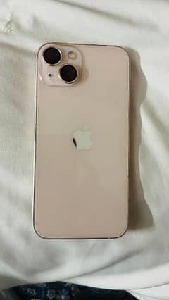 Iphone 13jv with box 
Baby pink colour 
10/10 condition 
88%e 0