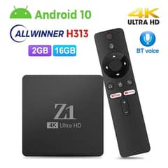 z1 Tv box 2gb 16gb android 10.0 with Bluetooth + voice remote