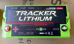 lithum battery 12v-100Ah "TRACKER"