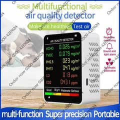 9 In 1 Air Quality Detector Humidifier PM2.5 PM10 HCHO TVOC CO CO