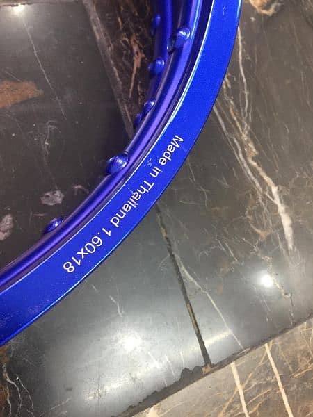 Alumunium rim 1.60x18 for sale blue colour 4