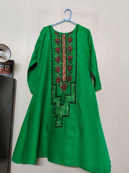 New 3 piece Lawn Frock for Sale 0