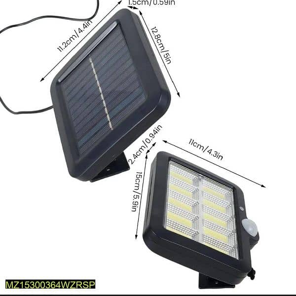sensor light solar chargeable light out door wall 1