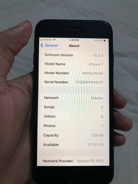 IPHONE 7 PTA APPROVED 128GB 1