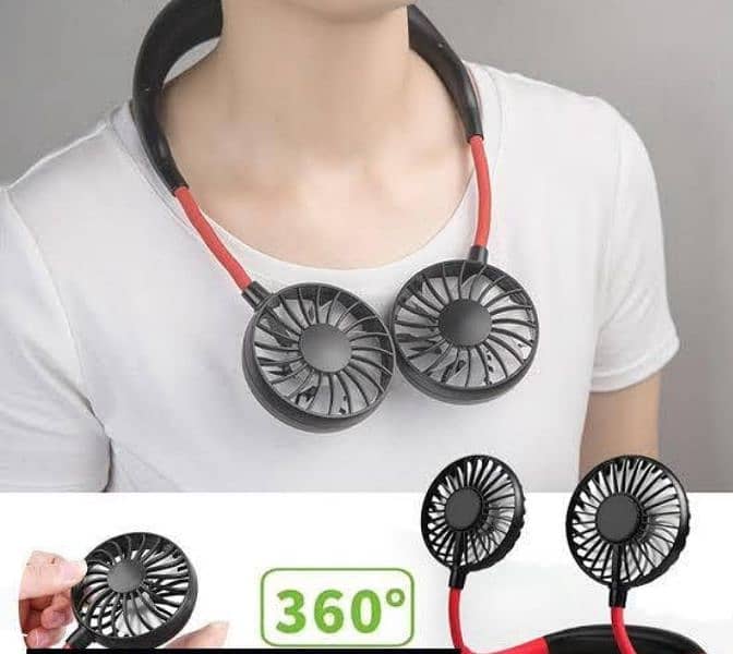 Sports Neck Fan - Portable, Hands-Free & Adjustable 0