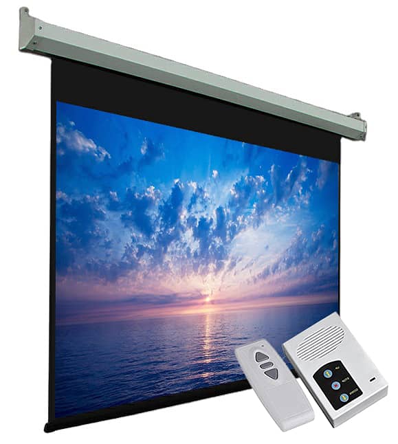 Projector Screen 150 Inch Electric Mortorised 8x10 Feet 4:3MW Speed-X 0