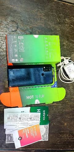 INFINIX HOT 10 PLAY (4/64) COMPLETE BOX 10/10