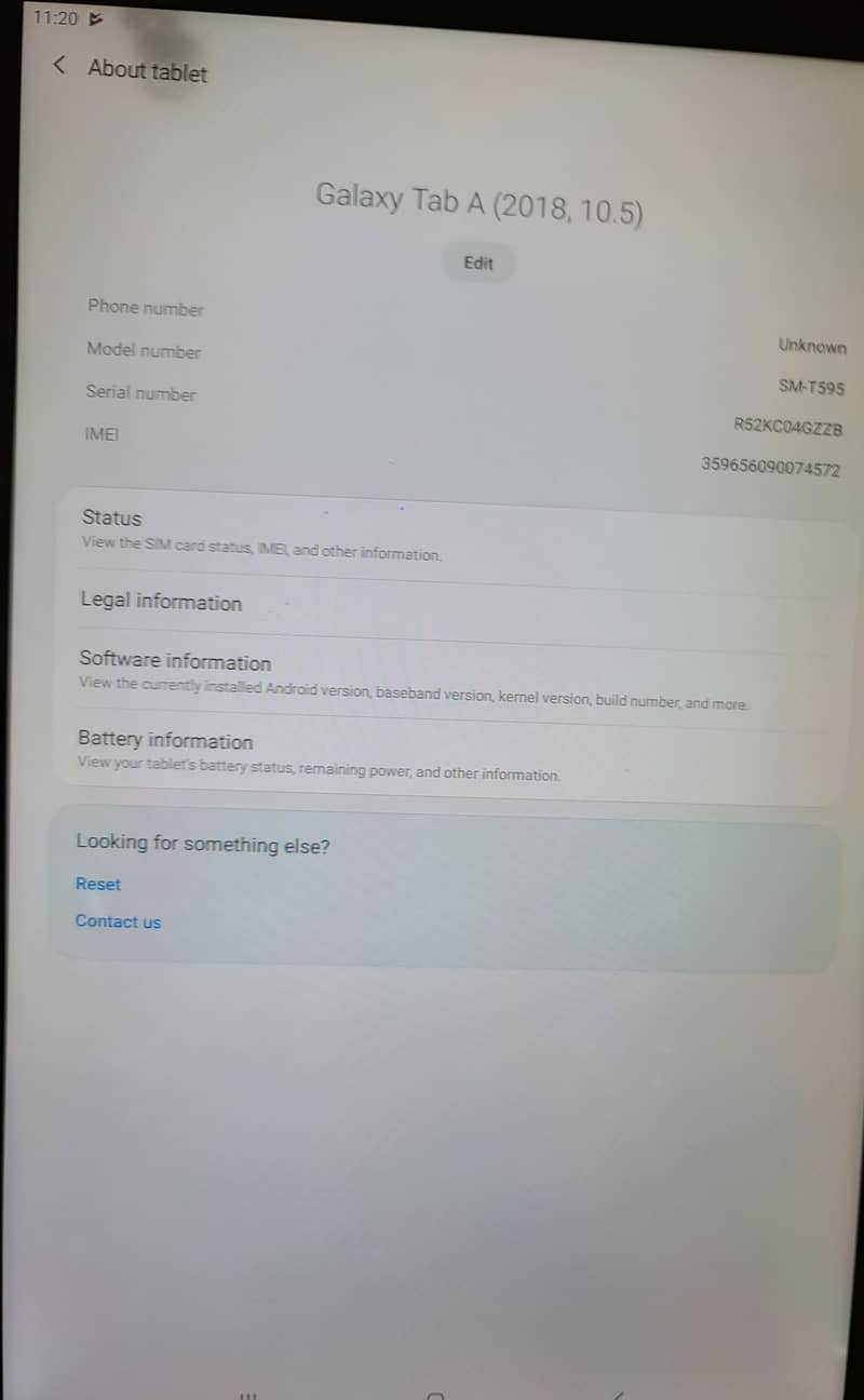 Samsung Galaxy Tab A 10.5 2018 Model Fast Working 3