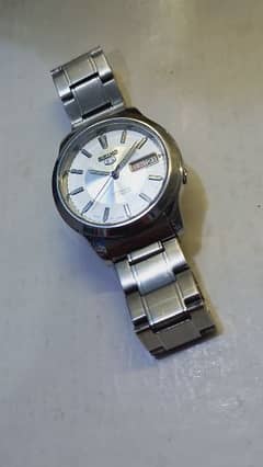 Men's Seiko 5 7s26-02 JO A4  automatic Watch Beautiful white dial