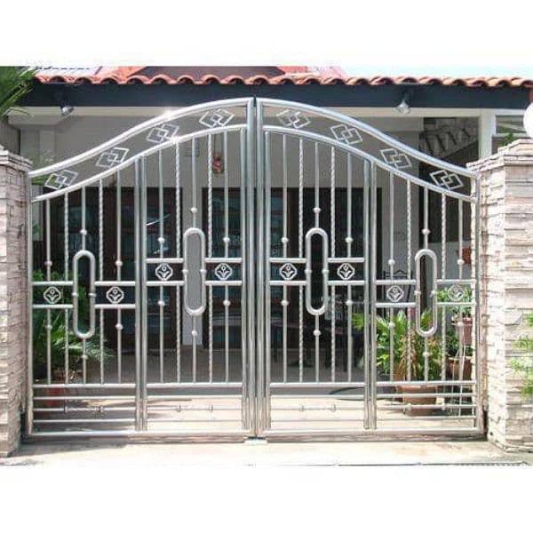 Stainless Steel & Steel Work Safety Grills, Windows Or Main Gate 4