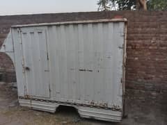 Container for pickup and for land