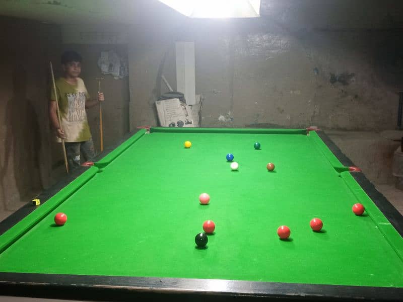 5+10 snooker table size with all things 0