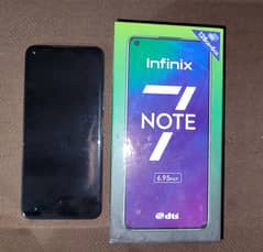 infinix note 7 6/128 gb all okay 9.5/10 condition