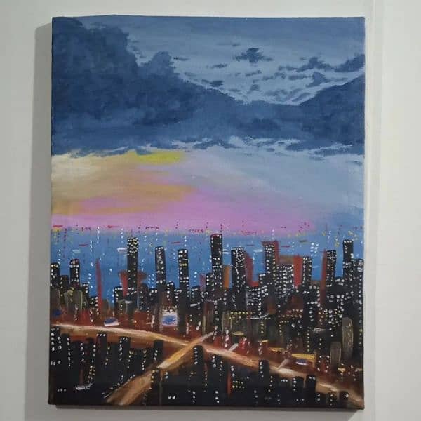 City lights painting 0