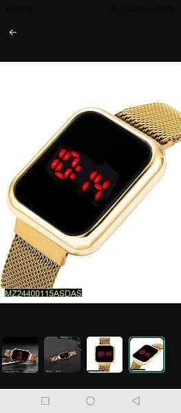 LED Display Digital Watch With Magnetic Strap 0