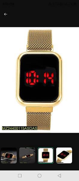 LED Display Digital Watch With Magnetic Strap 1