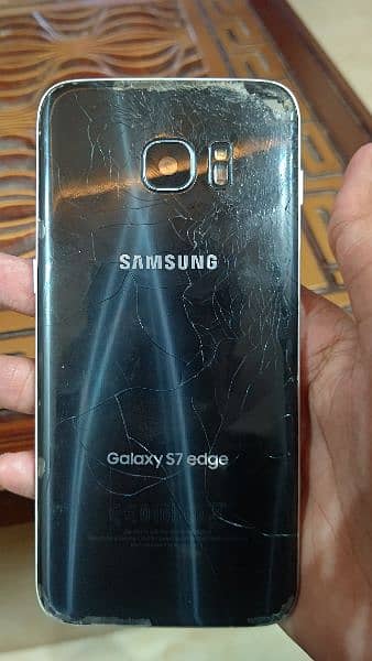 Samsung S7 edge half LED work back glass break PTA prove 3