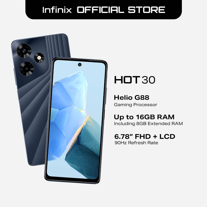 Hello friends me ye phone sale kr rha hu  Infinix hot 30 . only 10 day 0