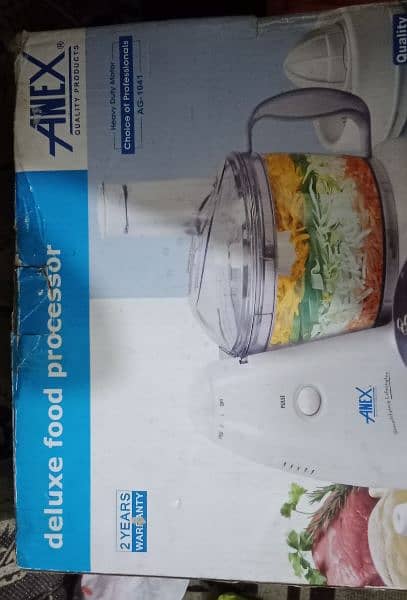 Chopper  Anex food processor AG-1041 model 5