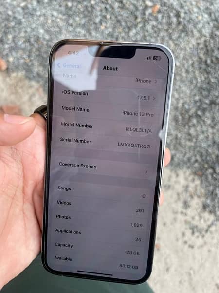 iphone 13pro 128GB NON PTA 7