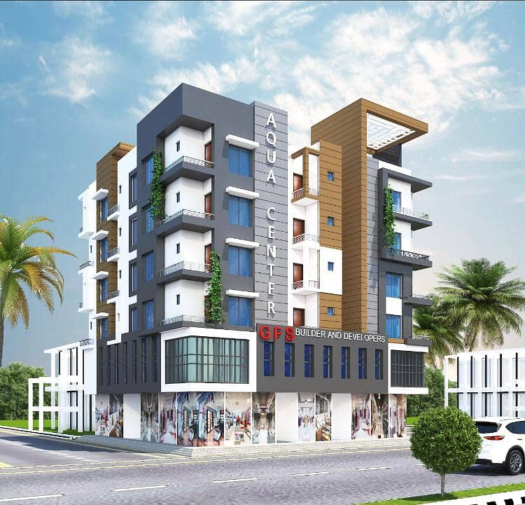 AQUA CENTER APARTMENTS AVAILABLE ON 5 YEARS INSTALMENT NORTH TOWN RESIDENCY 2