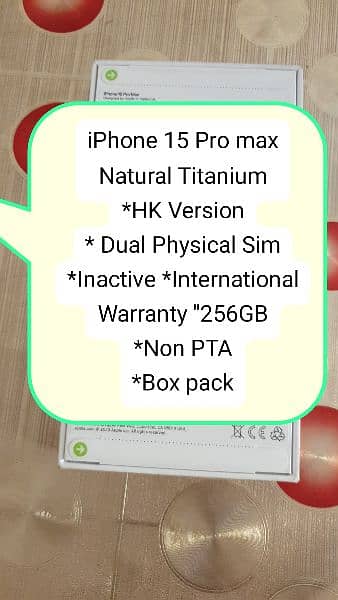 Iphone 15 Pro Max 256GB 1