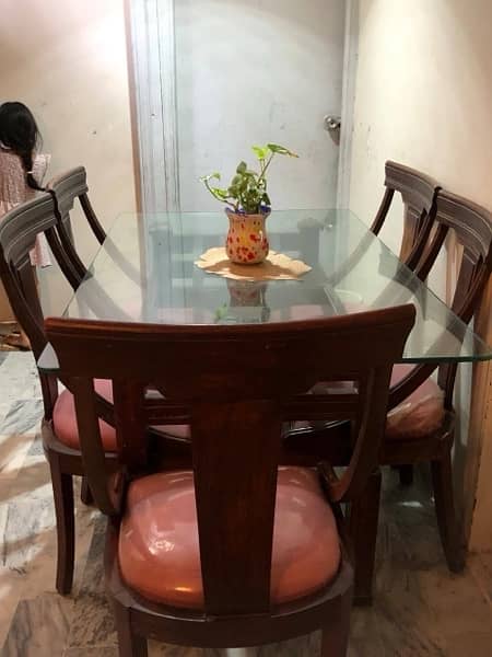 Dining table with 6 chairs 0