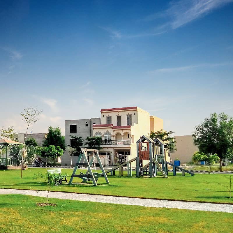 Facing Park 1 Kanal Residential Plot For Sale In Lake City - Golf Estate 1 Lahore 5