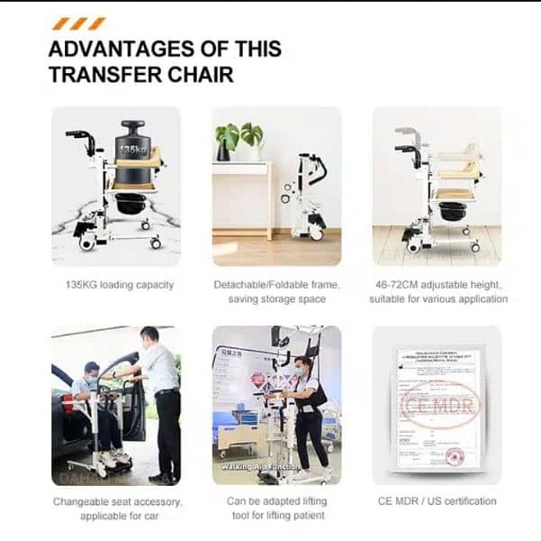 Patient Transferable Lift Chair 4