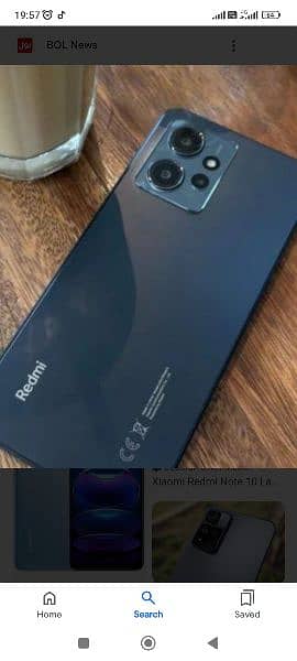 redmi note 12 candishan 10b10 new box Pak jesi ha 6month warnti 1