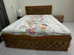 King Size Bed with Diamond Spring Mattress