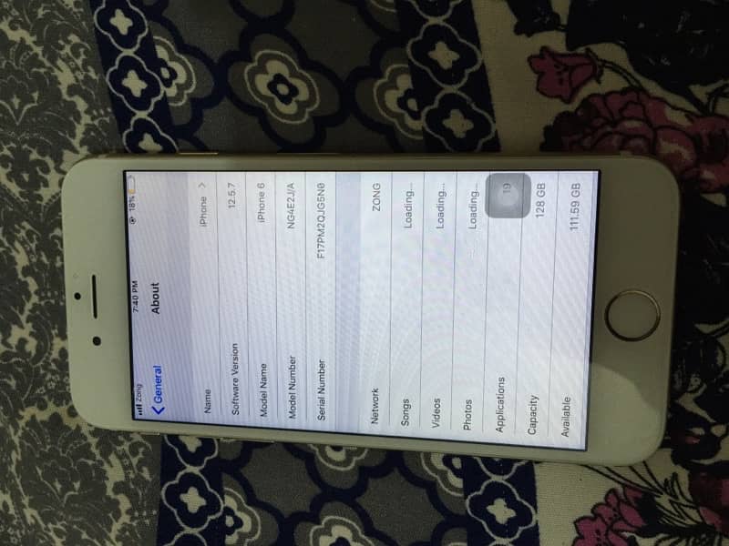 iphone 6 128gb official pta approved whts 03135412051 12