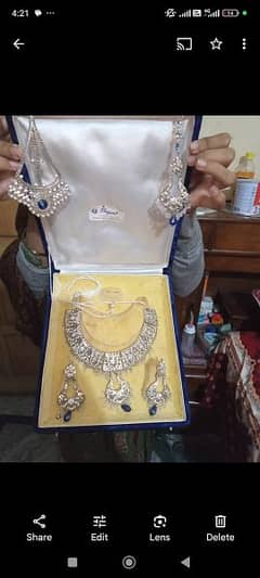 bridal maksi and jewellery set