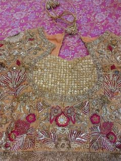 designer bridal wear mehndi lehnga choli by sumaira aurangzeb