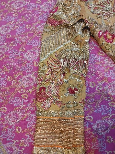designer bridal wear mehndi lehnga choli by sumaira aurangzeb 3