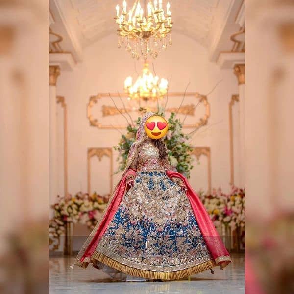 designer bridal wear mehndi lehnga choli by sumaira aurangzeb 4